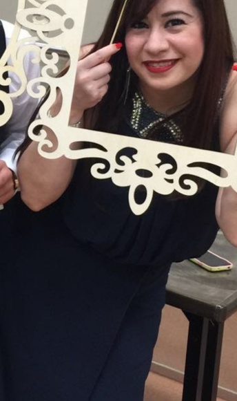 Vince Camuto Dress Beaded Neckline with Front Slit - Picture 4 of 4